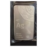 10 Troy ounce .999 pure fine silver ingot bar