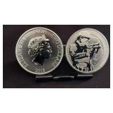 Two 2018 Niue Storm Trooper 1 ozt Silver Coins