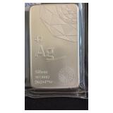 10 Troy ounce .999 pure fine silver ingot bar