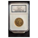 1856 S Liberty Head $10 Gold Eagle Coin