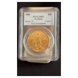 1908 United States $20 Saint-Gaudens