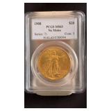 1908 United States $20 Saint-Gaudens