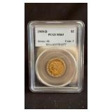 1909 D Half Eagle Indian Head $5 Gold Coin