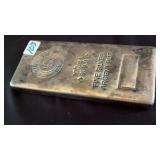 100 Troy ounce 999.9 pure silver ingot