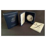 2005 W Silver Eagle Proof 1 ozt Silver Dollar