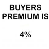 Buyer's Premium 4%