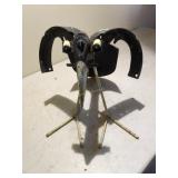 Metal Art Crow Bird Sculpture