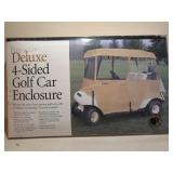 Fairway Deluxe 4 sided golf cart enclosure