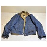 Wrangler Lined Denim Coat Jacket size 38