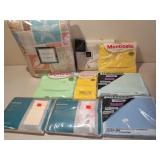 Full size sheets pillowcases & Full Queen spread