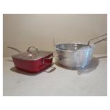 Two Fryer Pots