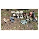 Lawn Ornament Figure Lot Forest Friends