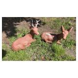 Pr Concrete Deer Lawn Ornaments