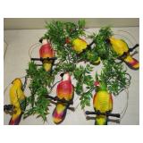 Decorative Parrots Lights on swings