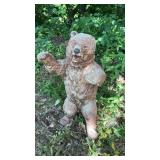 Standing Bear Concrete Lawn Ornament Statue