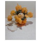 Crystallized Popcorn Plastic Tulip Bouquet Lamp