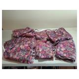 Box of Home Made Curtains