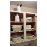 Large Lot Corning Ware Casseroles, Percolators