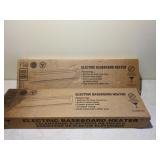 2 Electric Baseboard Heaters in the box