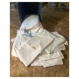 Tub Full of White Material & Batting
