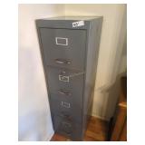 4 drawer steelcraft file cabinet with key