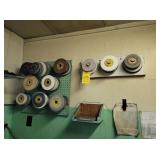 GRINDING WHEELS ON WALL