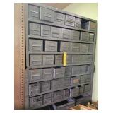 STORAGE CABINET  & CONTENTS, FRONT & BACK