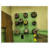GRINDING WHEELS ON WALL