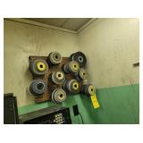 GRINDING WHEELS ON WALL