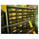 CONTENTS OF SHELVES - BAGS, FASTENERS, ETC