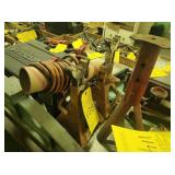 5 JACK STANDS, 2 FLOOR JACKS, JUMPER CABLES