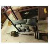 WEIGHT BENCH, PLATES