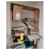 ABRASIVES, PARTS, MISC CONTENTS OF SHELVES