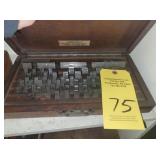 FONDA 81 PC GAGE BLOCK SET, MISSING 9