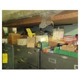 BALANCE OF CONTENTS ON TOP OF CABINETS