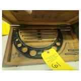 STARRETT 6-9" MIC, W/ STANDARDS, CASE