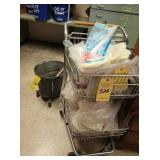 BUGGY, PLASTICS, MOP & BUCKET