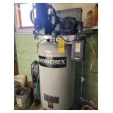 POWEREX 7.5 HP, 80 GAL VERT AIR COMPRESSOR