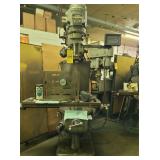 BRIDGEPORT  7" RISER VERT MILL 9"x42" TABLE