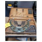 MITUTOYO 6-12" MICROMETER, W/ STANDARDS