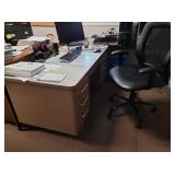 BALANCE OF OFFICE - DESK, CHAIR, FILING CABINETS