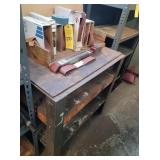 ROLLS OF ABRASIVE PAPER & STAND