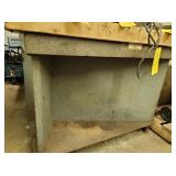 36"x45"x6" LEDGED GRANITE SURFACE PLATE & STAND