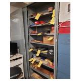METAL CABINET & MISC EMPTY CONTAINERS