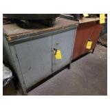 TWO METAL CABINETS