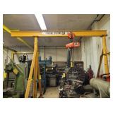 HSI GANTRY CRANE, 2 TON CM ELECTRIC CHAIN HOIST