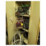 METAL CABINET, MISC WIRE
