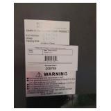 CORNER CURIO CABINET, GLASS SHELVES