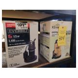 1/3 & 1/4 HP SUMP PUMP
