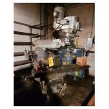BRIDGEPORT VERT MILL  9"x 48" TABLE
